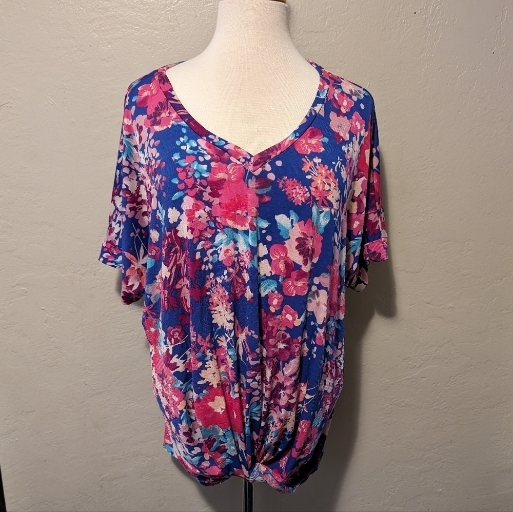 Women's Floral Blouse Sz xL‎